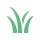 Green grass icon to represent professional lawn care